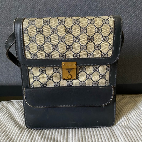 Gucci Monogram Crossbody Bag - Picture 1 of 9
